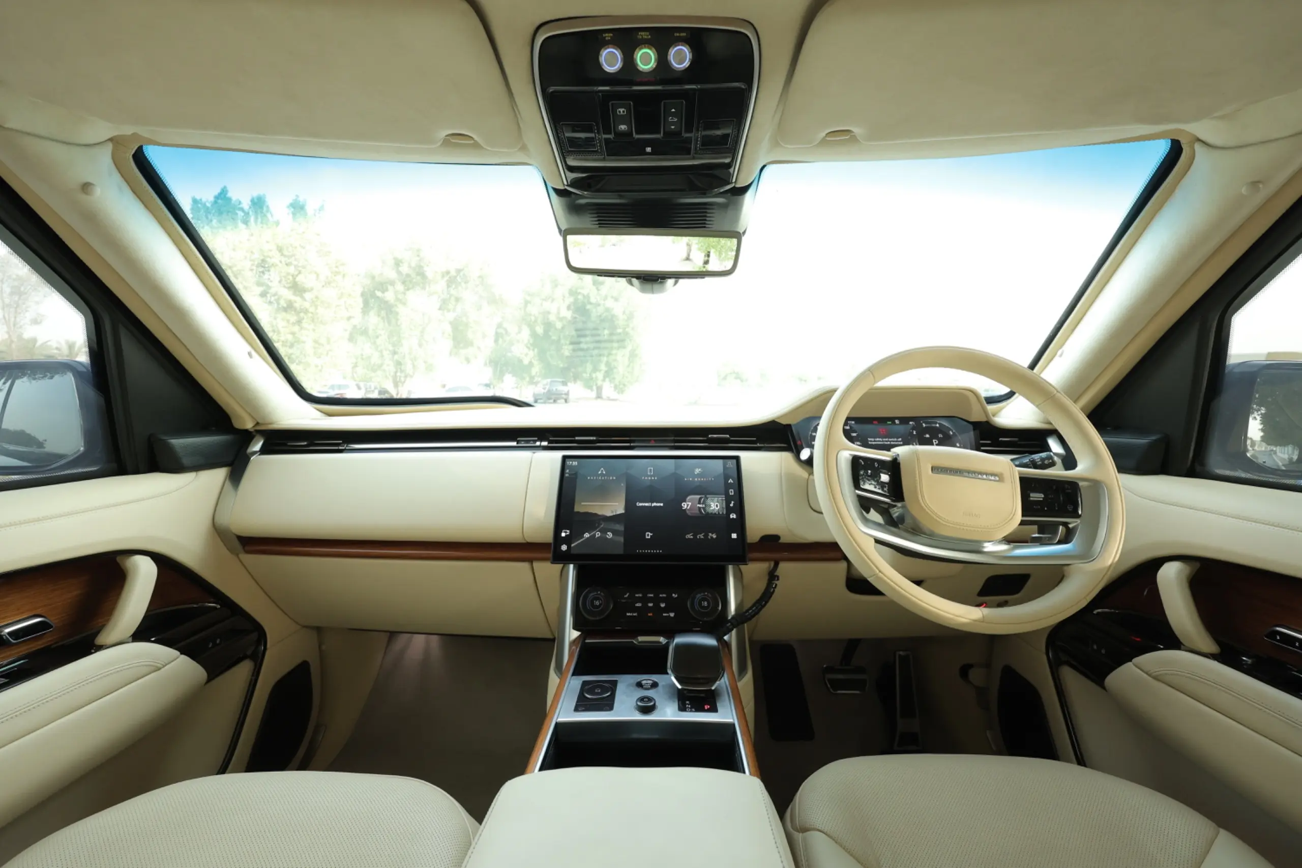 Range Rover BR6 armored cockpit preserving luxury interior silhouette