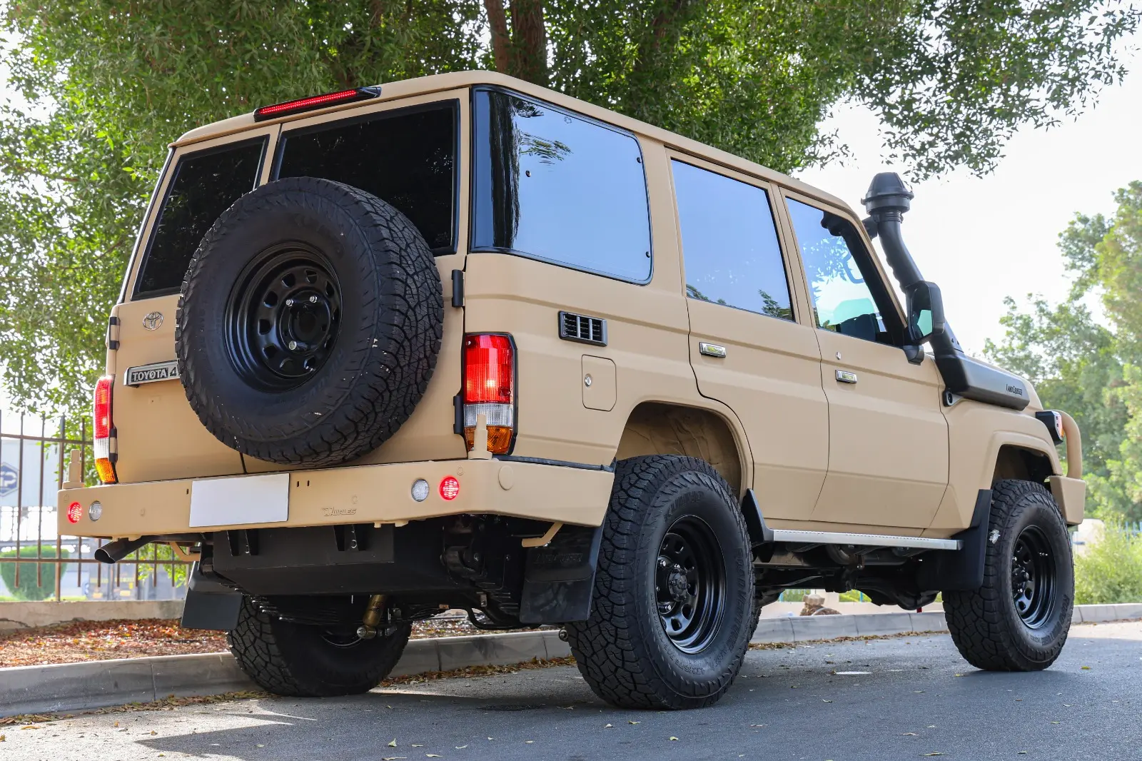 LC76 back side right view tactical