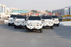 schutzcarr fleet outside warehouse