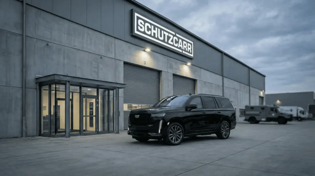 Armored Cadillac Escalade exterior