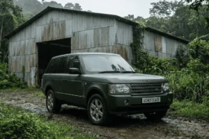 armored range rover outside warehouse schutzcarr