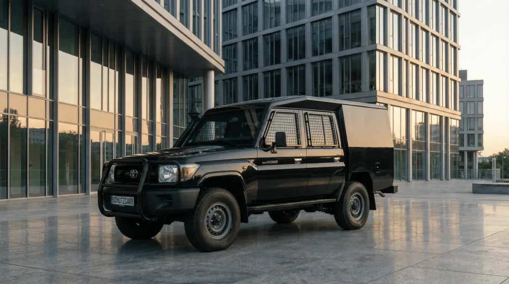 schutzcarr Toyota Land Cruiser 79 cash in transit